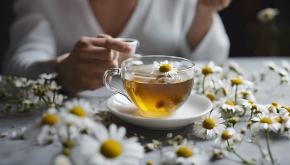 chamomile tea muscle relief