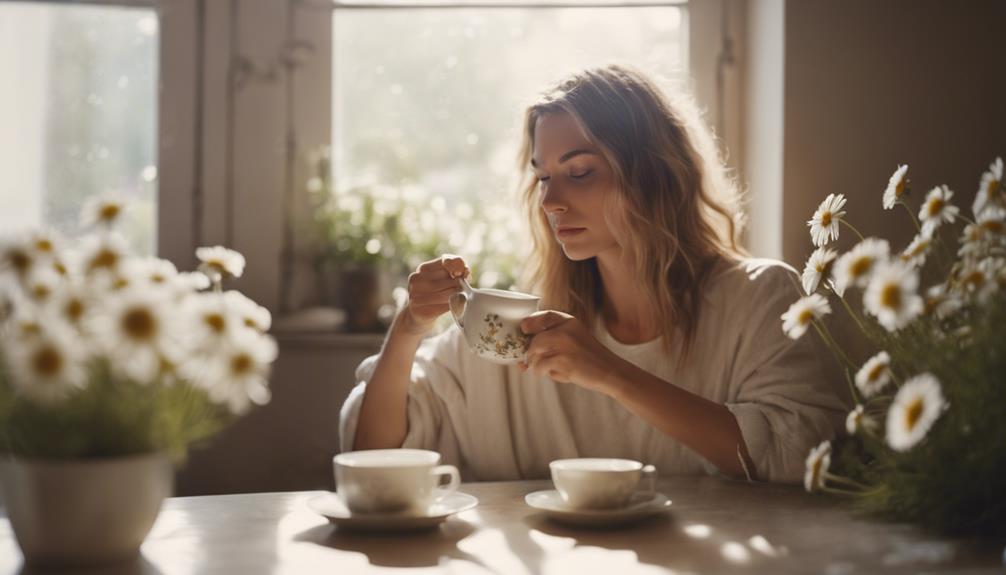 chamomile tea reduces anxiety