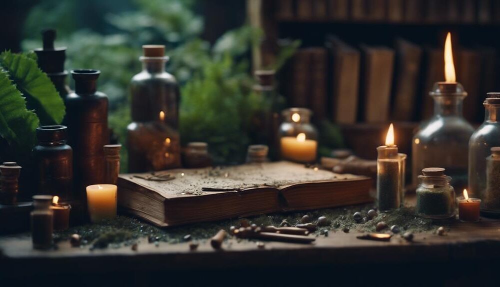 exploring magical potions and herbology
