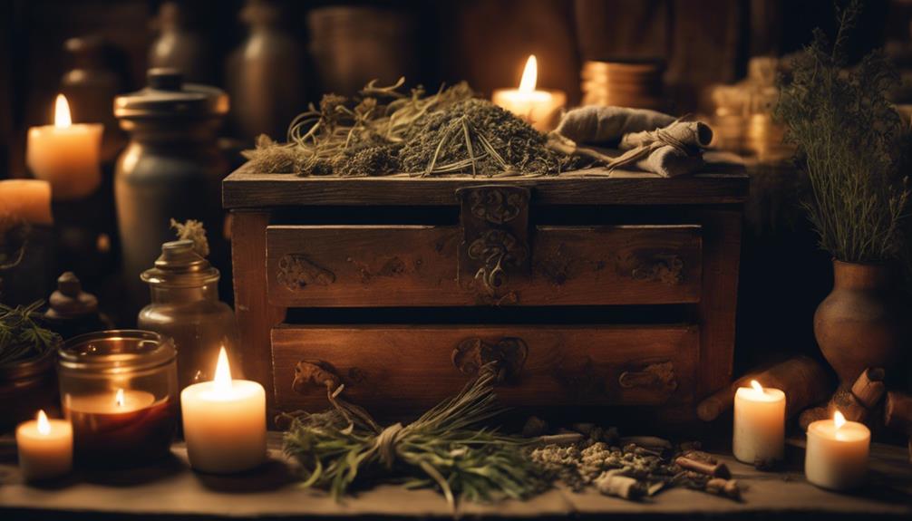 healing with dried herbs