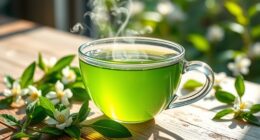 green tea promotes youthfulness