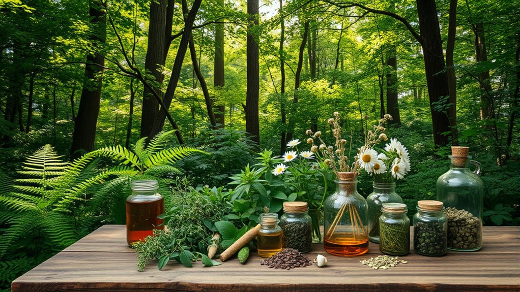 herb harvesting and preparation