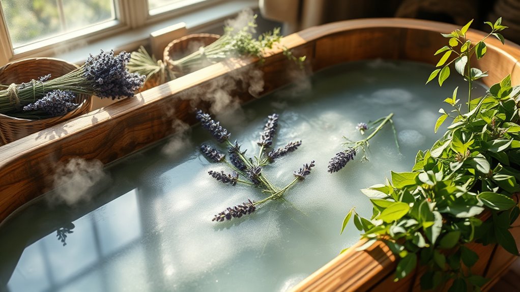 herbal bath for muscle relief