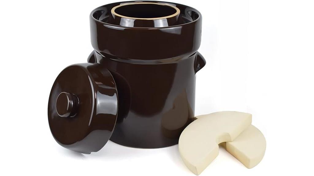 10l stoneware fermentation crock