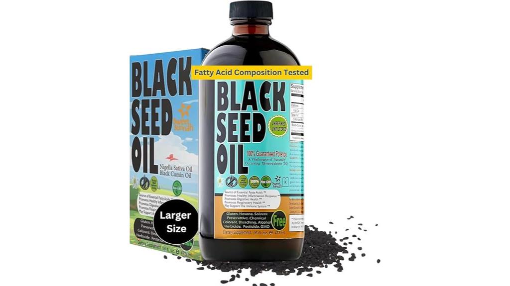 16 oz black seed oil