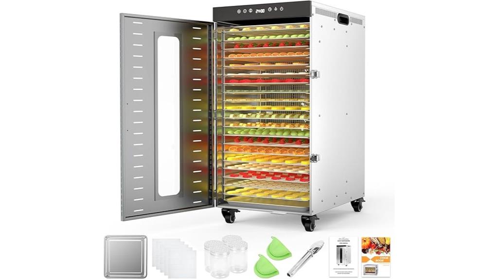 20 layer dehydrator with triple fans