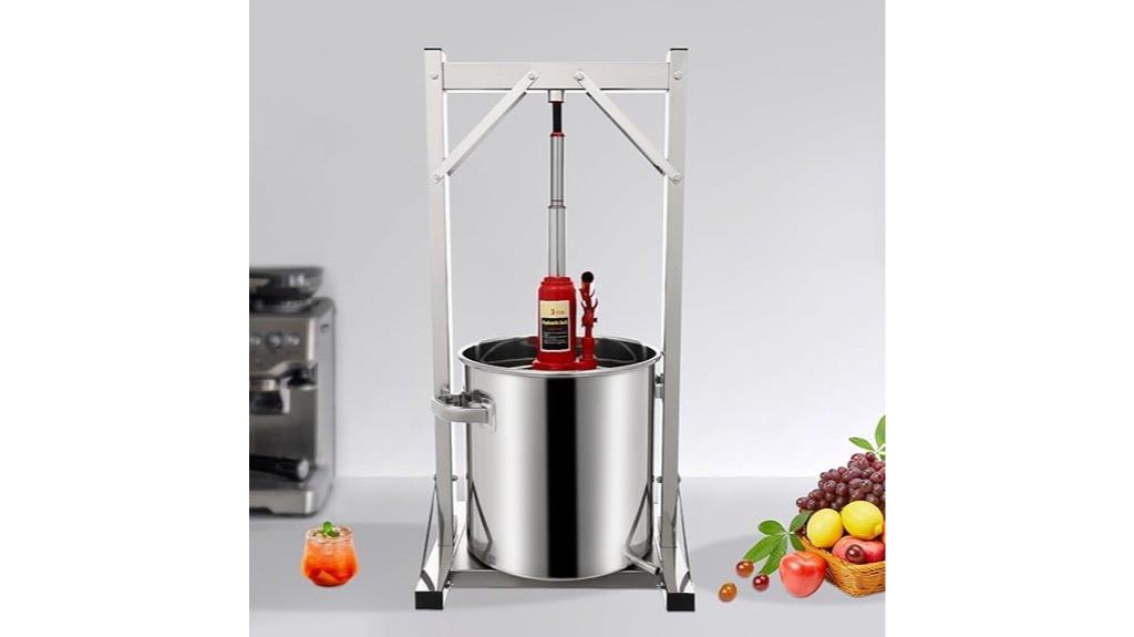 22l stainless steel press