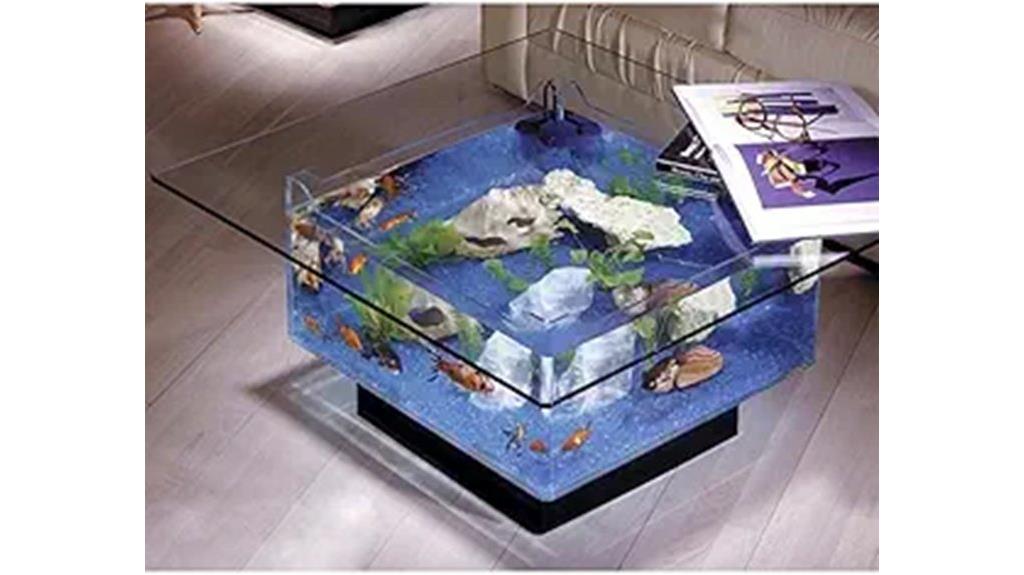 25 gallon aqua coffee table