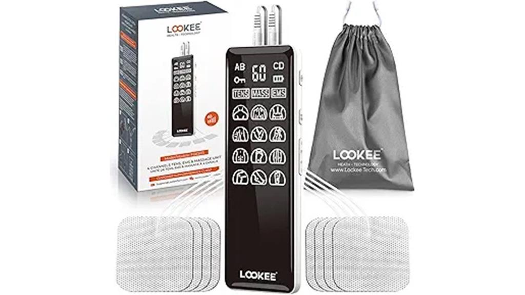 4 channel muscle pain stimulator