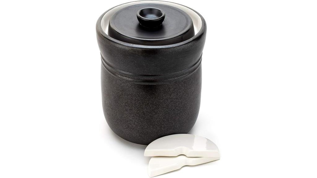 7l fermentation crock with weights