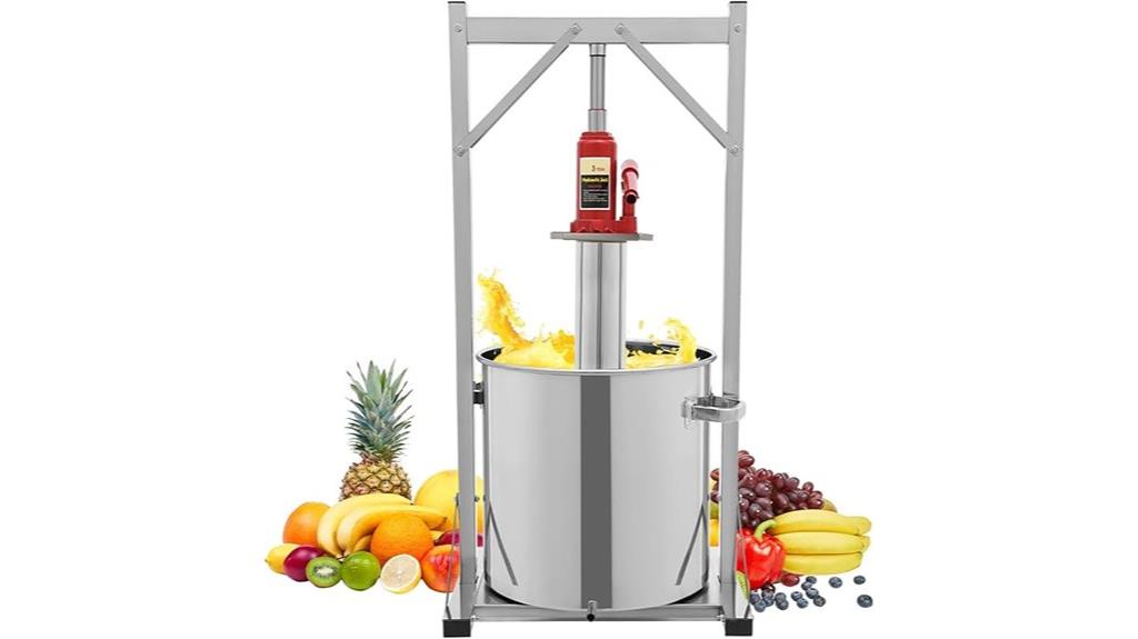 9 5 gallon fruit press