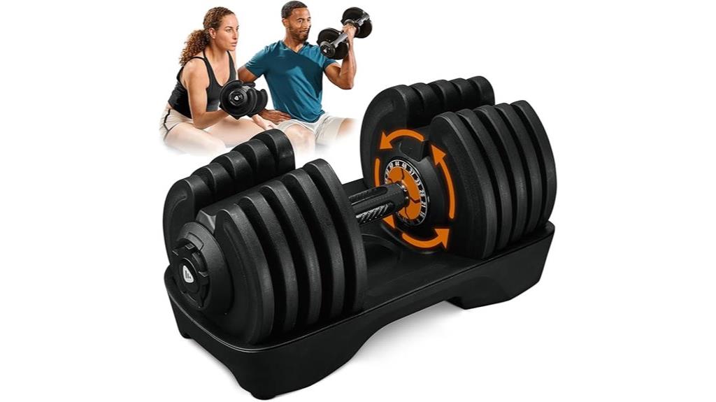 adjustable dumbbells with weights