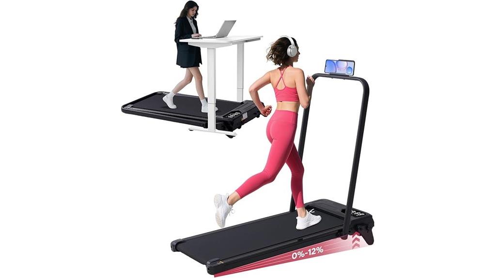 adjustable foldable treadmill