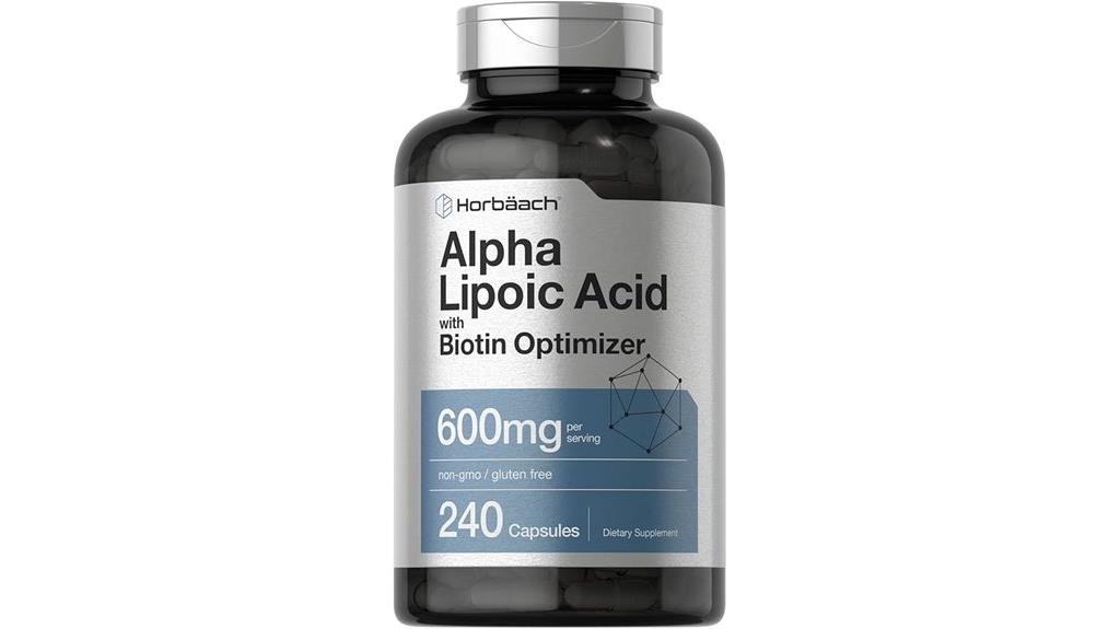 alpha lipoic acid 240 capsules