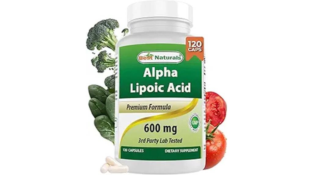 alpha lipoic acid 600 mg