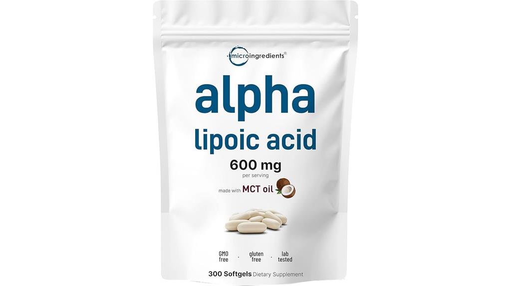 alpha lipoic acid 600mg