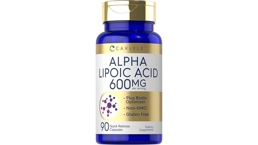 alpha lipoic acid 600mg