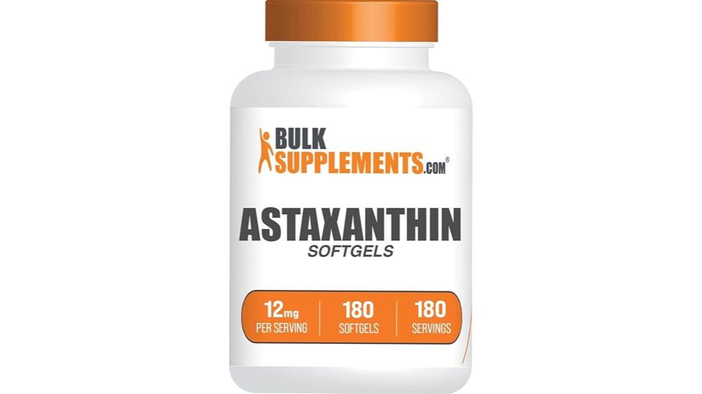 astaxanthin 12mg softgels