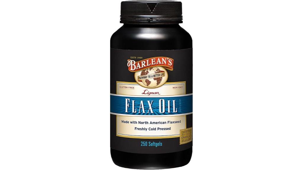barleans flaxseed oil softgels