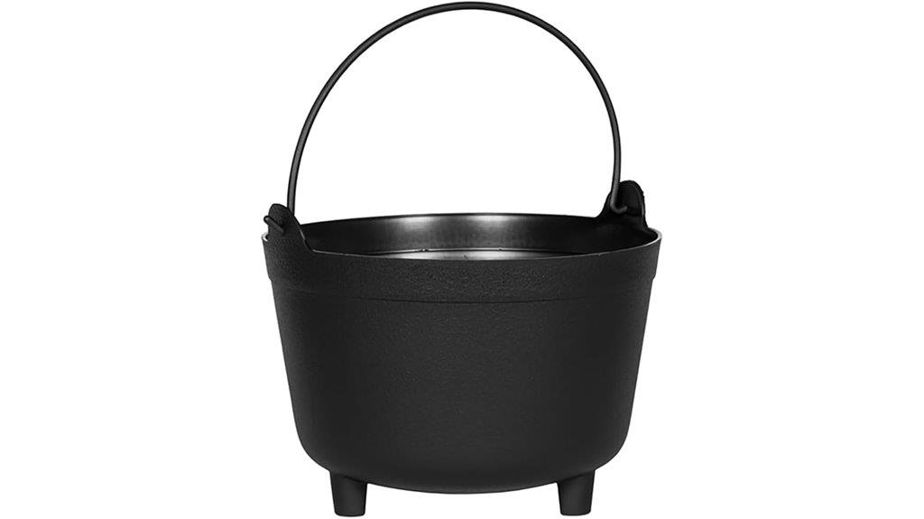 black 15 inch antique kettle