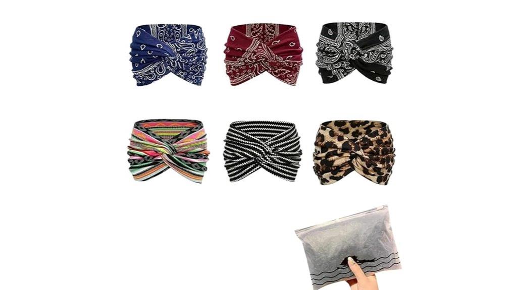 boho style yoga headband