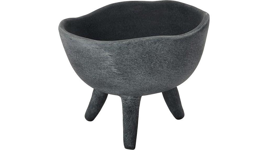 boho terracotta footed planter
