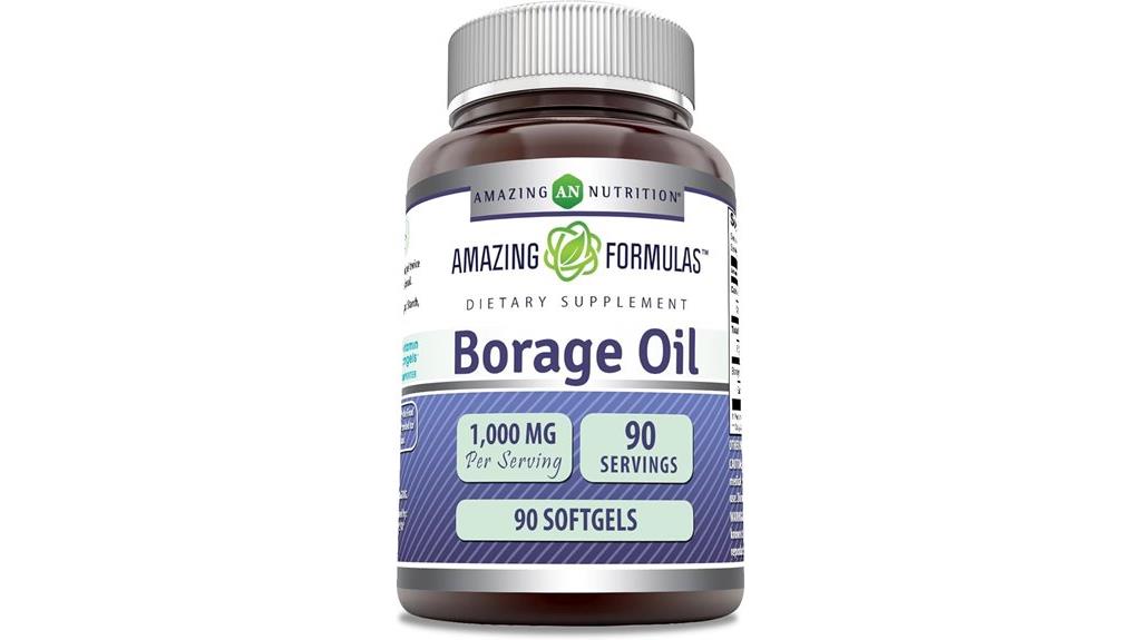borage oil supplement pack