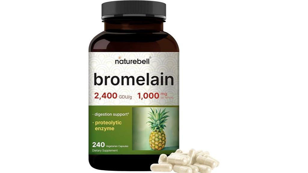 bromelain 1000mg capsules pack