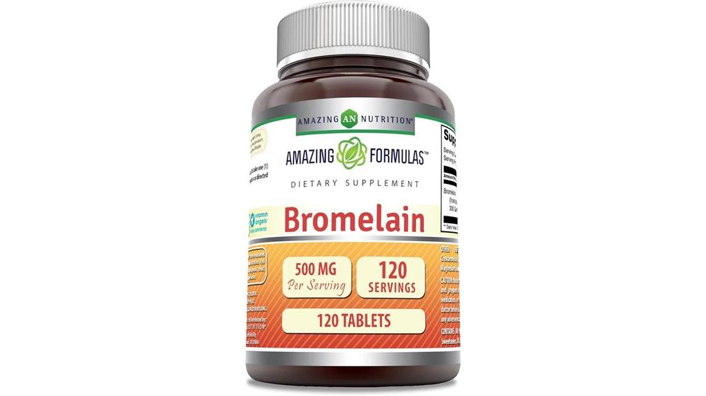 bromelain 500mg 120 tablets