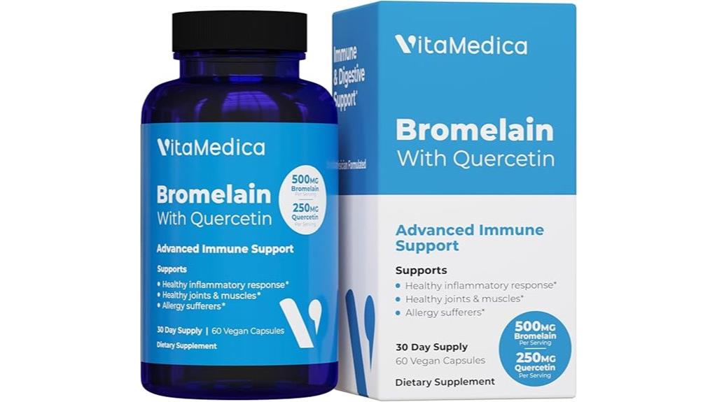 bromelain quercetin vegan capsules