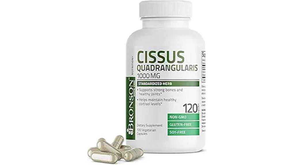 bronson cissus quadrangularis capsules