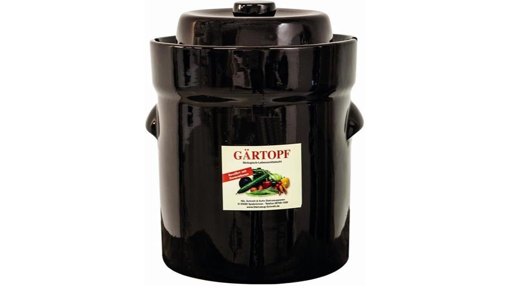 brown 10l fermentation crock