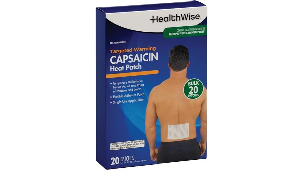 capsaicin heat patches pack