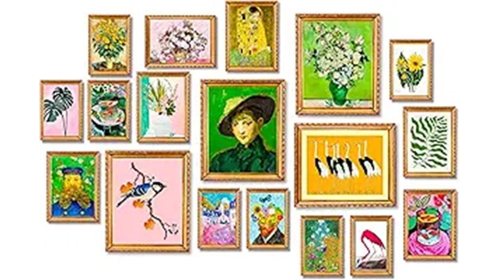 colorful eclectic wall art