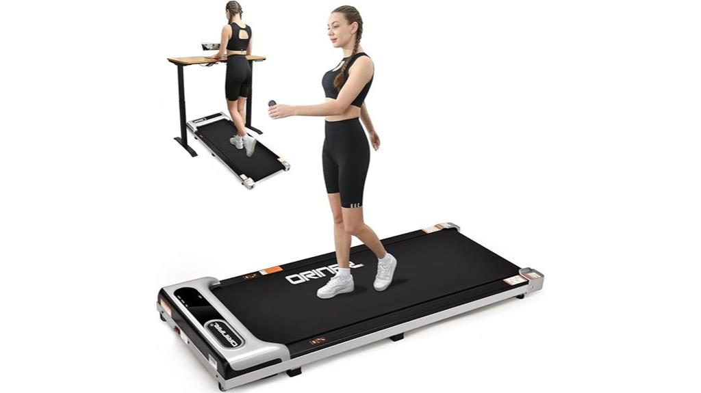 compact under desk treadmill