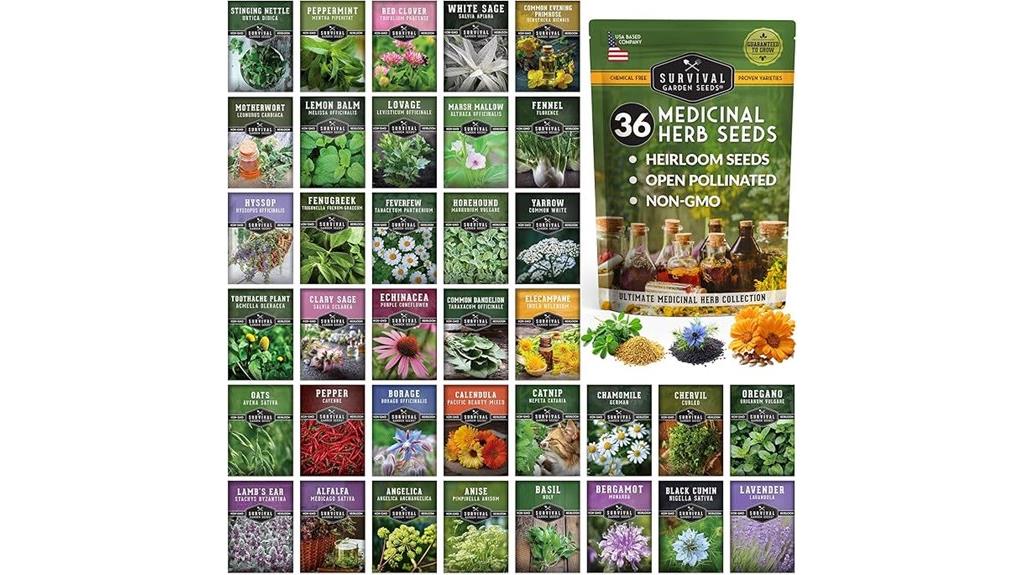 comprehensive herb seed collection