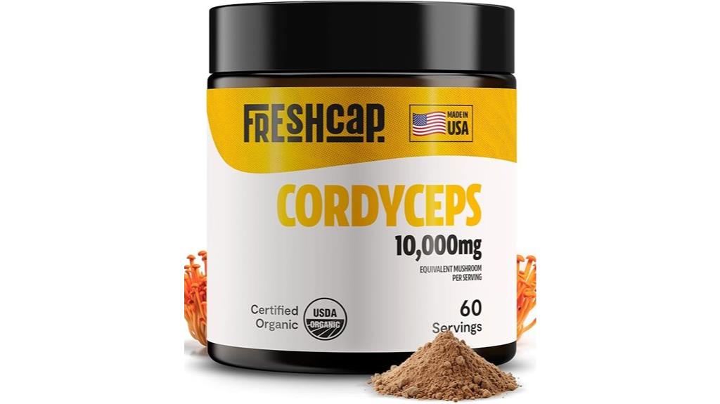 cordyceps mushroom powder 60 servings