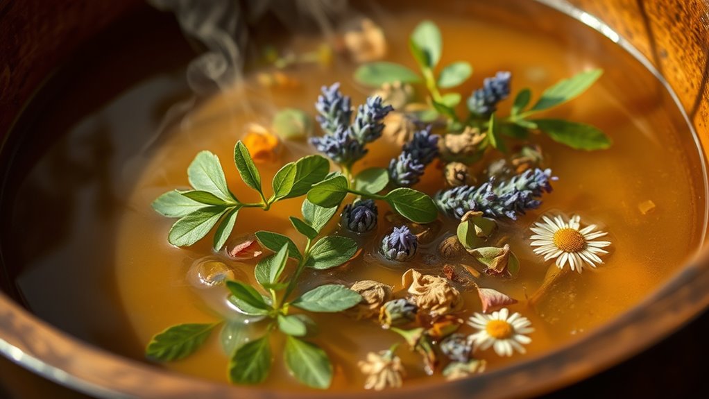 create personalized herbal foot soak