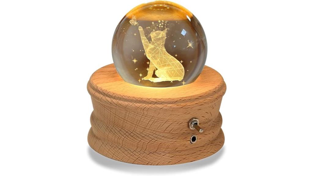 crystal ball music box