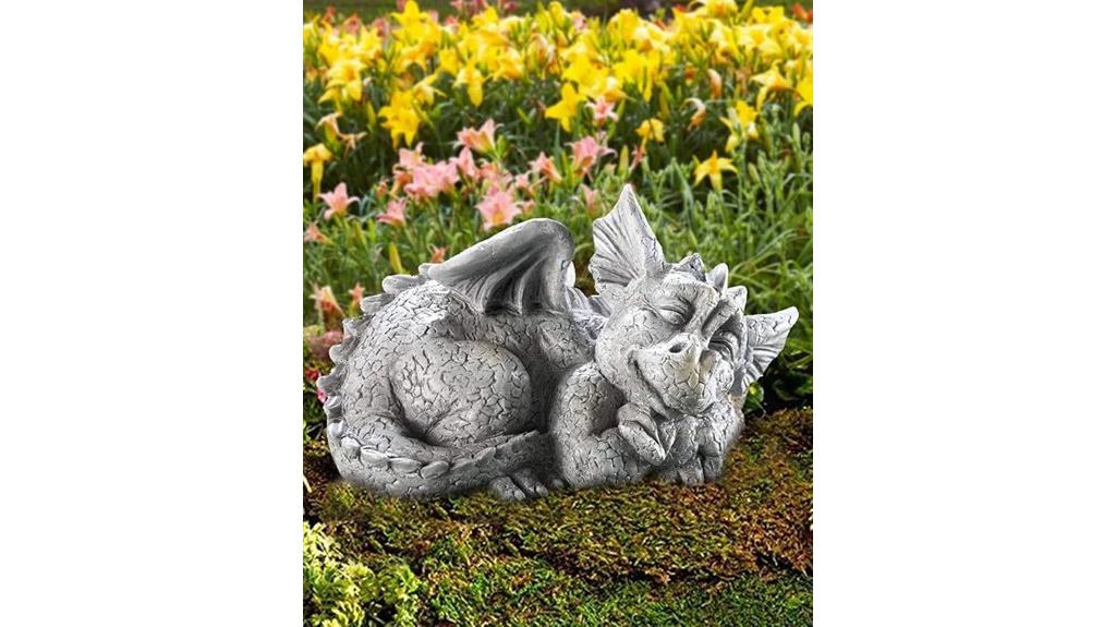 cute baby sleeping dragon