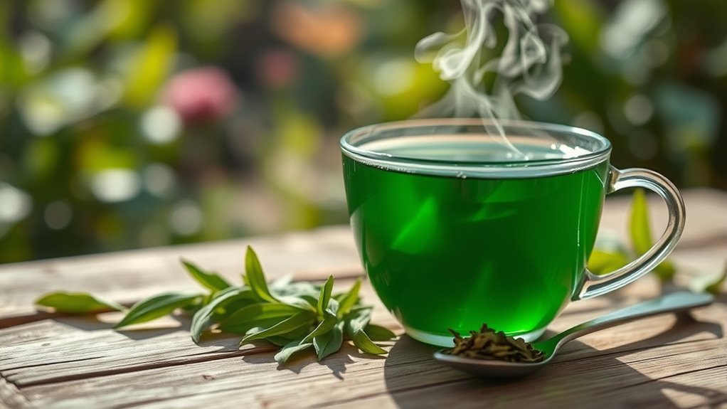 daily green tea routine