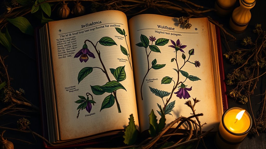 deadly herbs symbolize treachery