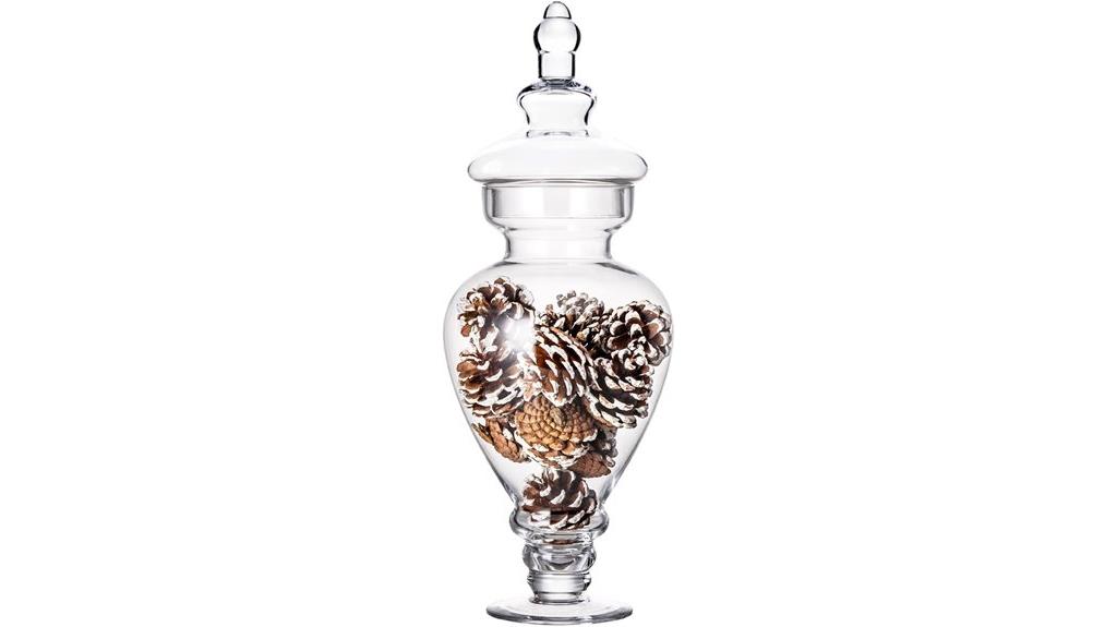 decorative large glass jars
