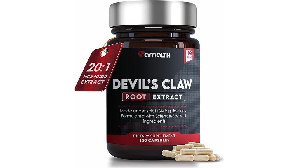 devil s claw 500mg capsules