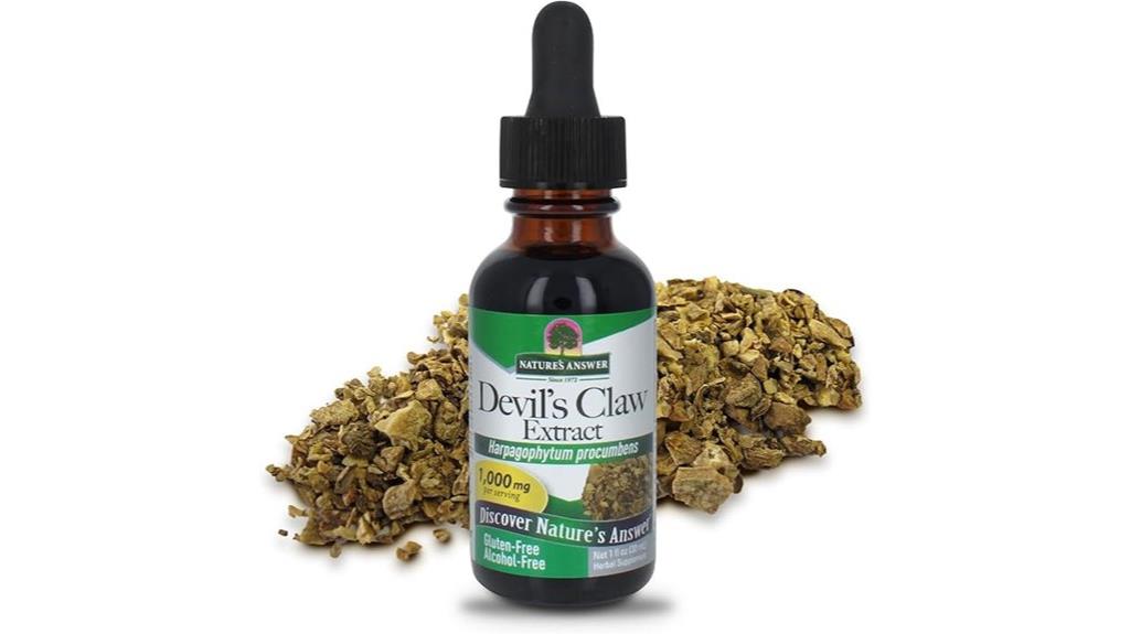 devil s claw extract bottle
