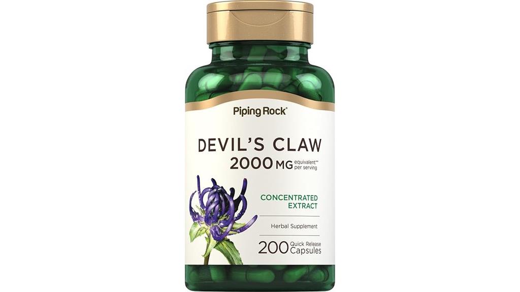 devil s claw herbal capsules