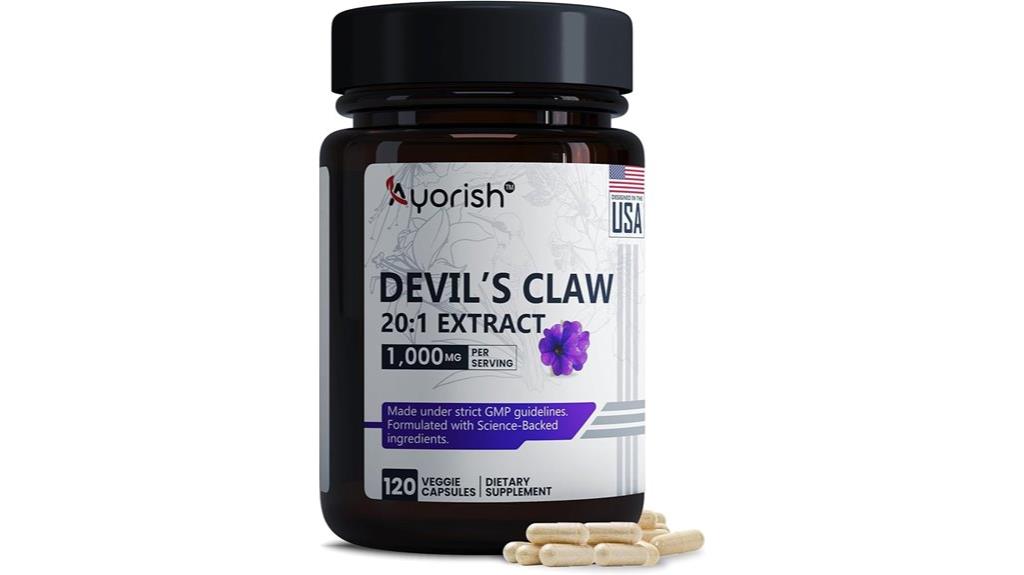 devils claw herbal capsules