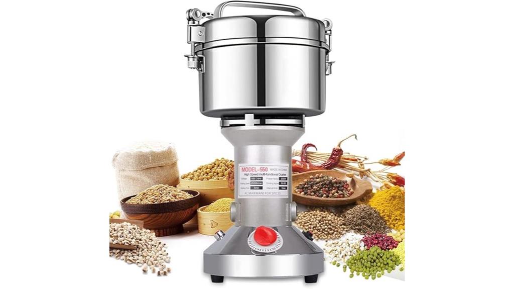 electric stainless steel grinder