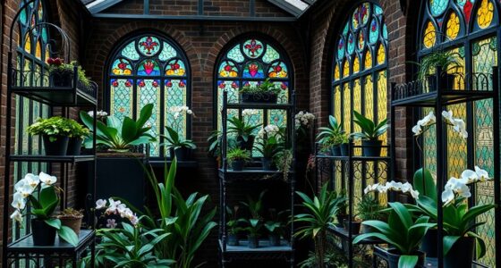 elegant gothic shelving designs