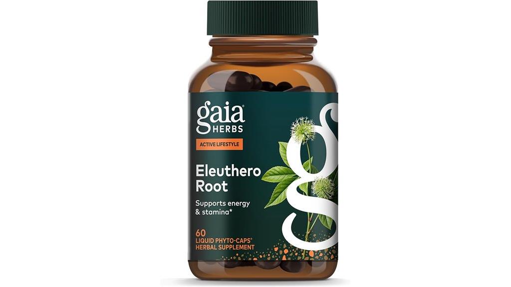 eleuthero root liquid capsules